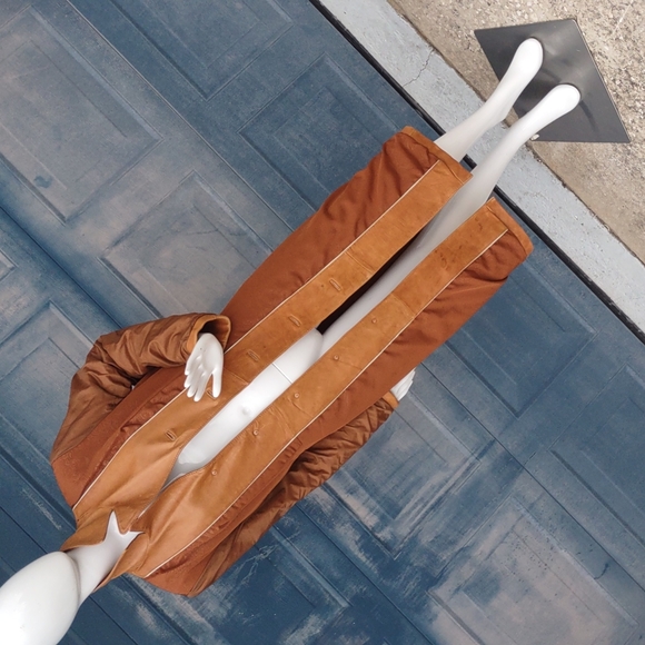 Wilsons Leather® Ladies Vintage full Length "HEAVY LEATHER" Coat - Picture 16 of 17